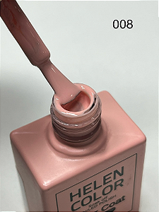 ESMALTE EM GEL Nº08 15ML TONS NUDE HELEN COLOR