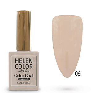 ESMALTE EM GEL Nº09 15ML TONS NUDE HELEN COLOR