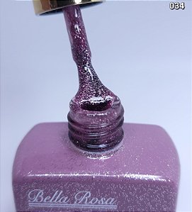 ESMALTE EM GEL QUADRADO PLUS N°34 15ML BELLA ROSA