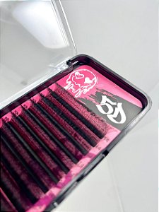 CILIOS CURVATURA D ESPESSURA 0.07 TAM 14MM 5D BAD PINK