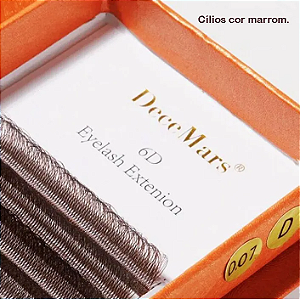 CILIOS DECEMARS 6D 0,07D MIX 8MM AO 12MM MARROM
