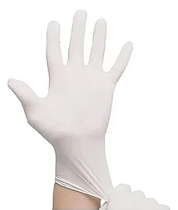 LUVA DE LATEX PCT COM 10 UNIDADES - TAMANHO-G PLIN