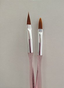PINCEL PARA ACRILICO CABO EM GLITTER