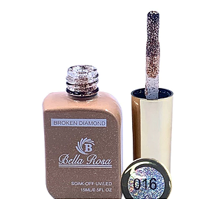 ESMALTE EM GEL 15ML BROKEN DIAMOND Nº16 BELLA ROSA