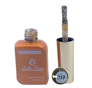 ESMALTE EM GEL 15ML BROKEN DIAMOND Nº18 BELLA ROSA