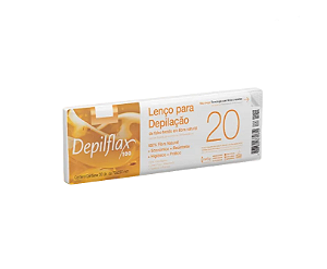 LENÇO PARA DEPILAÇÃO DEPLFLAX C/20UN