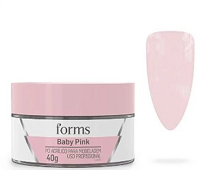 PO ACRILICO FORMS BABY PINK 40G