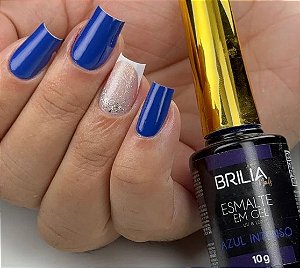 ESMALTE GEL AZUL INTENSO BRILIA NAILS SEM TPO