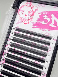 CILIOS 3D TAMANHO D-0.07 MIX 6 AO 13 BAD PINK