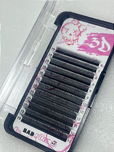 CILIOS 3D TAMANHO M-0.07 MIX 6 AO 12  BAD PINK
