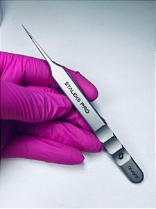 PINÇA PARA CÍLIOS STALEKS PRO - TE-40-10 - ISOLAMENTO - SÉRIE EXPERT 40-10