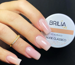 PO ACRILICO NUDE CLÁSSICO 20G BRILIA