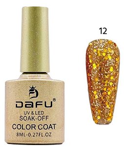 ESMALTE EM GEL COLEÇÃO RIO DE OURO Nº12 8ML DAFU