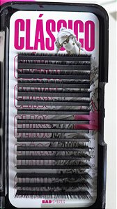CILIOS CURVATURA "L" ESPESSURA 0.07 MIX 7 AO 14 4D BAD PINK