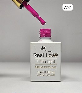 ESMALTE EM GEL COLEÇÃO "A4" 10ML REAL LOVE