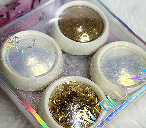 KIT GLITTER 4UNID GOS99 REAL LOVE