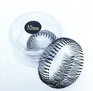 CÍLIOS POSTIÇOS FIO A FIO 10MM DAFU