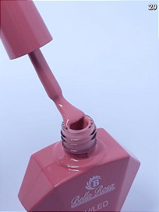 ESMALTE EM GEL COLEÇÃO DIAMANTE Nº29 BELLA ROSA 20ML