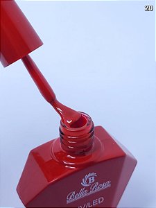 ESMALTE EM GEL COLEÇÃO DIAMANTE Nº21 BELLA ROSA 20ML