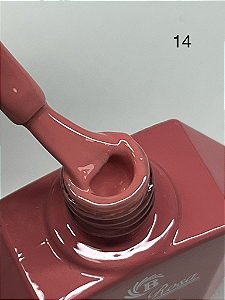 ESMALTE EM GEL COLEÇÃO DIAMANTE Nº14 BELLA ROSA 20ML