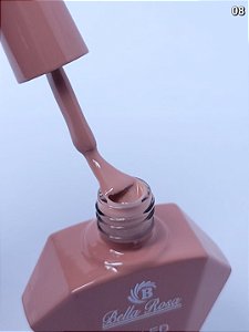 ESMALTE EM GEL COLEÇÃO DIAMANTE Nº08 BELLA ROSA 20ML