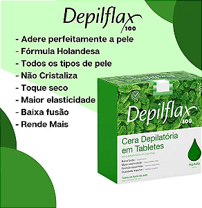 CERA QUENTE DEPILFLAX HORTELA 500G
