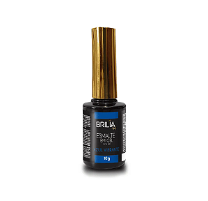 ESMALTE GEL AZUL VIBRANTE BRILIA NAILS SEM TPO