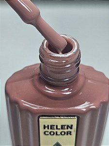 ESMALTE EM GEL DIAMOND MARROM Nº027 HELEN COLOR 15ML