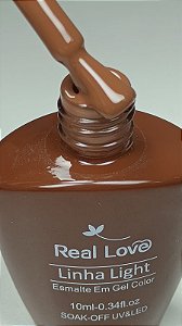 ESMALTE EM GEL TONS MARRONS Nº02 REAL LOVE 10ML