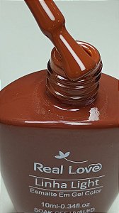 ESMALTE EM GEL TONS MARRONS Nº03 REAL LOVE 10ML
