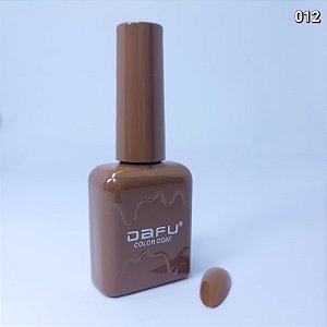 ESMALTE EM GEL DEGRADE PERFEITO TONS MARROM DAFU 10ML Nº012