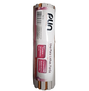 LIXA DE UNHA 16CM - PARDA COM 100 UNIDADES PLIN