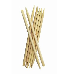 PLIN PALITO DE BAMBU CHANFRADO 12,5X3CM C/100UN