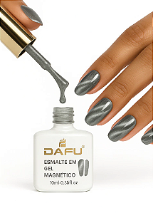 ESMALTE EM GEL DAFU MAGNETICO PRATA DAFU 10ML