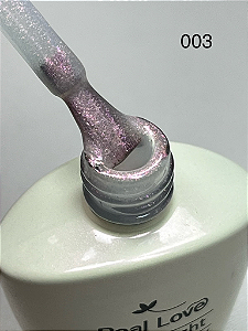 ESMALTE EM GEL TOM HOLOGRÁFICO Nº03 REAL LOVE 10ML