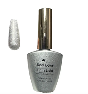 ESMALTE EM GEL TOM PRATA Nº01 REAL LOVE 10ML