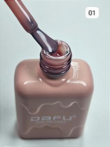 ESMALTE EM GEL TONS DE NUDE DAFU 10ML Nº01