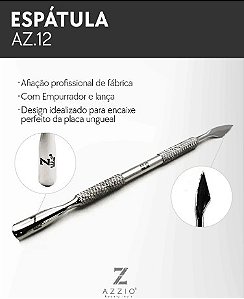 ESPÁTULA PROFISSIONAL PARA CUTÍCULA AZZIO AZ.12