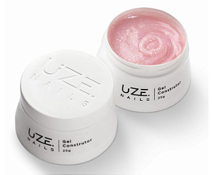 GEL CONSTRUTOR LUMINOUS STAR PINK UZE NAILS 25G