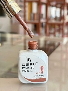 ESMALTE EM GEL DAFU MAGNETICO TONS MARRON N°01 DAFU 10ML