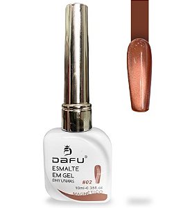 ESMALTE EM GEL DAFU MAGNETICO TONS MARRON N°02 DAFU 10ML