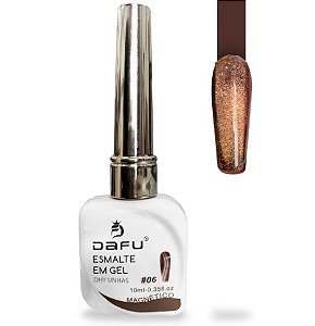 ESMALTE EM GEL DAFU MAGNETICO TONS MARRON N°06 DAFU 10ML
