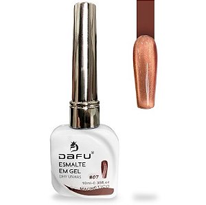 ESMALTE EM GEL DAFU MAGNETICO TONS MARRON N°07 DAFU 10ML
