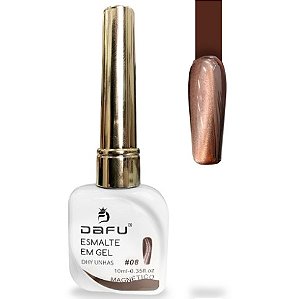 ESMALTE EM GEL DAFU MAGNETICO TONS MARRON N°08 DAFU 10ML