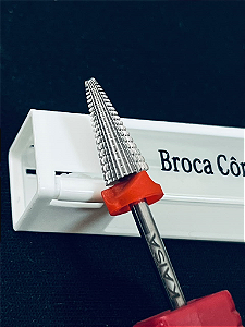 BROCA CONICA TORNADO TUNGSTÊNIO VERMELHA