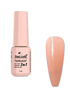 ESMALTE EM GEL Nº05 3 EM 1 BASE/ESMALTE/TOP COAT REAL LOVE 5ML
