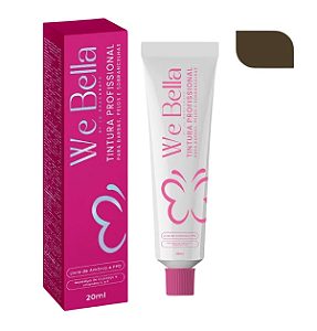 TINTURA PARA SOBRANCELHAS CASTANHO CLARO WE BELLA 20ML