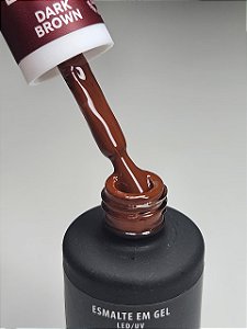 ESMALTE GEL DARK BROWN LIVRE DE TPO MARIA BELA 10G