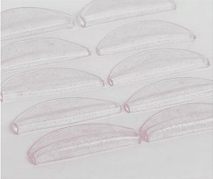 PAD DE SILICONE 5 PARES MASTER MODELO BORDA INFINITA COM GLITER