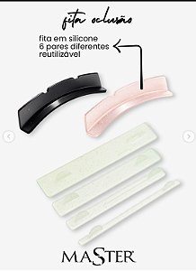 FITA DE SILICONE 6 PARES MASTER MODELO OCLUSAO